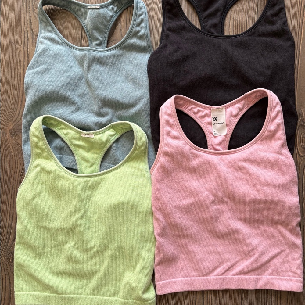 Bundle of 4 Athletic Tank Tops